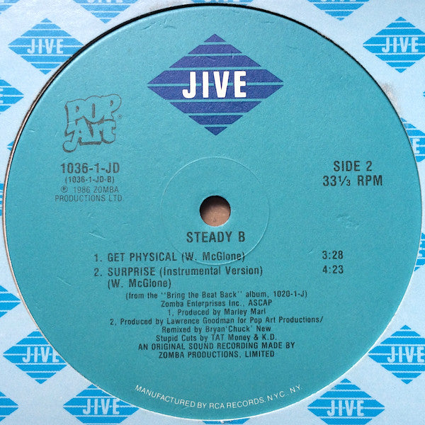 Steady B : Surprise / Get Physical (12")