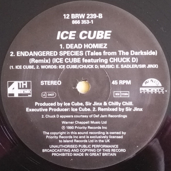 Ice Cube : Steady Mobbin' (12")