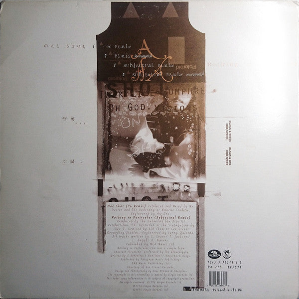 The Brotherhood : One Shot / Nothing In Particular Remixes (12")