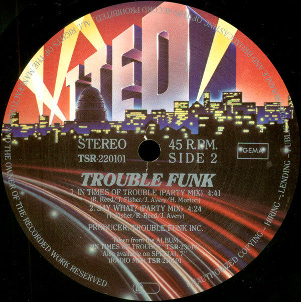 Trouble Funk : In Times Of Trouble (12")