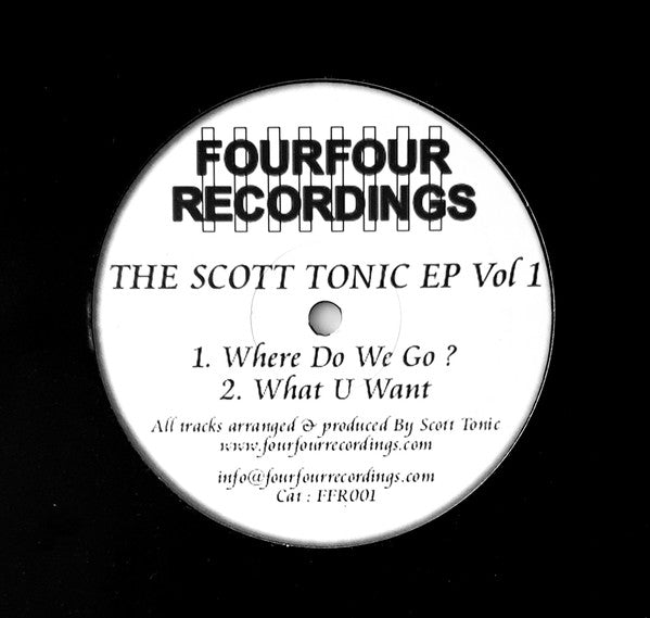 Scott Tonic : The Scott Tonic EP Vol 1 (12")