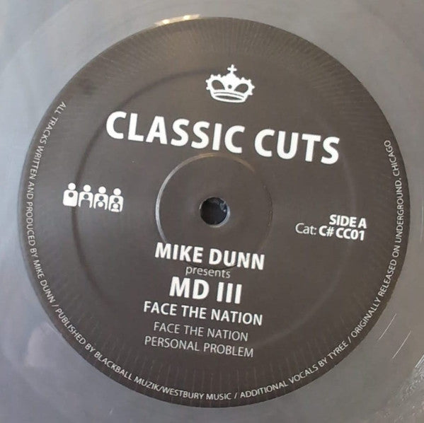 Mike Dunn Presents MD III : Face The Nation (12", RP, Sil)