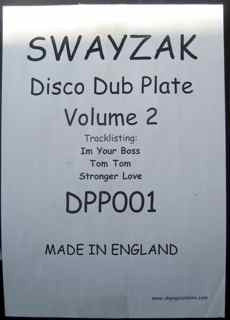 Swayzak : Disco Dub Plate Volume 2 (12")