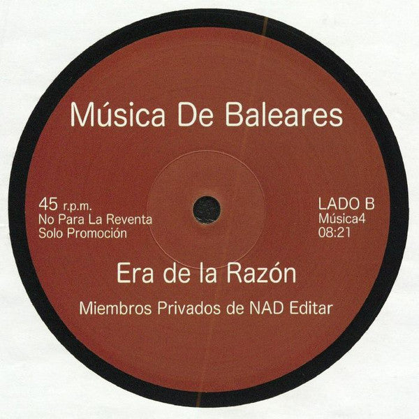 Nad (11) : No Me Muevo / Era de la Razón (12", Single)