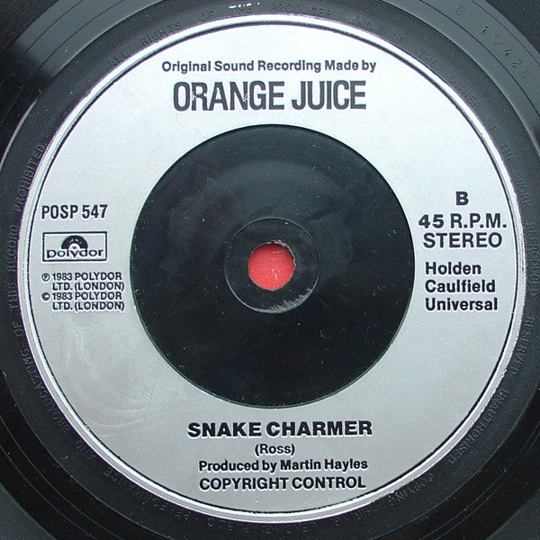 Orange Juice (3) : Rip It Up (7", Single, Sil)