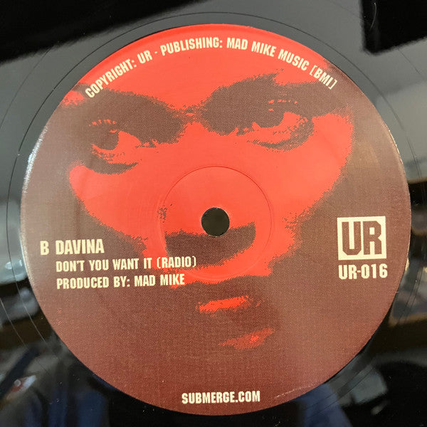 Davina : Don't You Want It (12", RE)