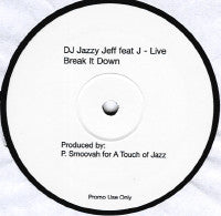 DJ Jazzy Jeff : Break It Down (12", S/Sided, Promo)