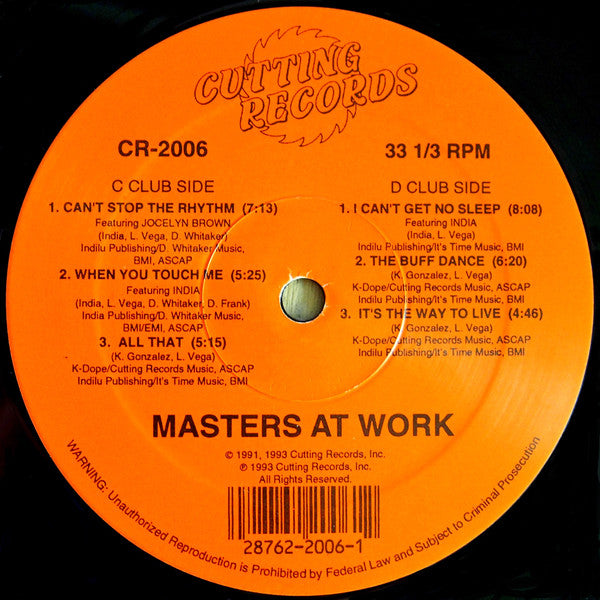 Masters At Work : The Album (2xLP, Album)