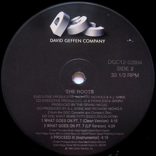 The Roots : Proceed (Pts. 1 & 3) (12", Maxi)