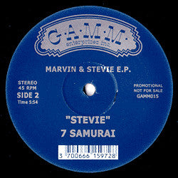 7 Samurai : Marvin & Stevie E.P. (12", EP, Promo)