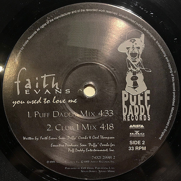 Faith Evans : You Used To Love Me (Remix) (12")