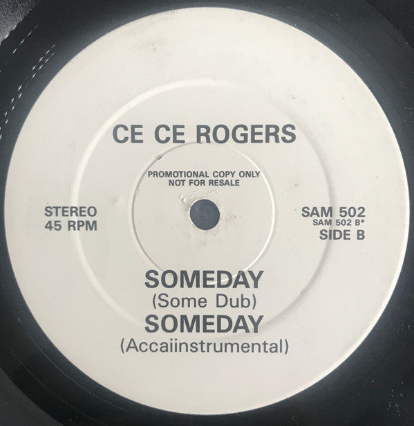 Ce Ce Rogers : Someday (12", Promo)