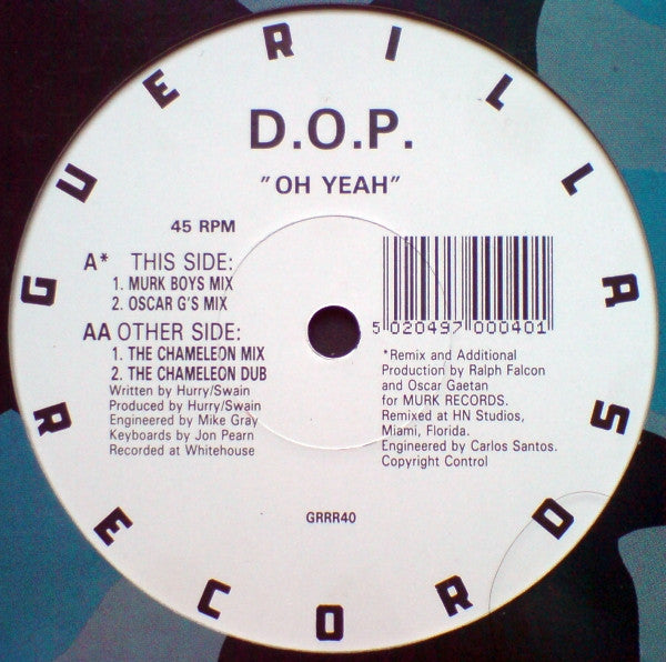 D.O.P. : Oh Yeah (12")