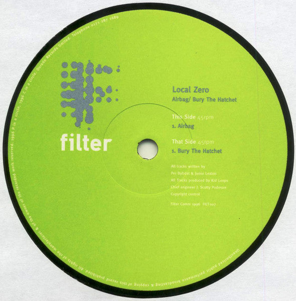 Local Zero : Airbag / Bury The Hatchet (12")