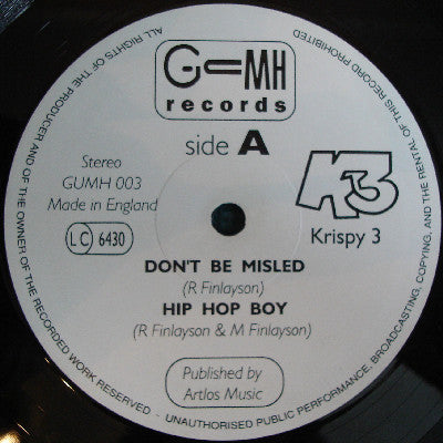 Krispy 3 : Don't Be Misled!! (12", EP)