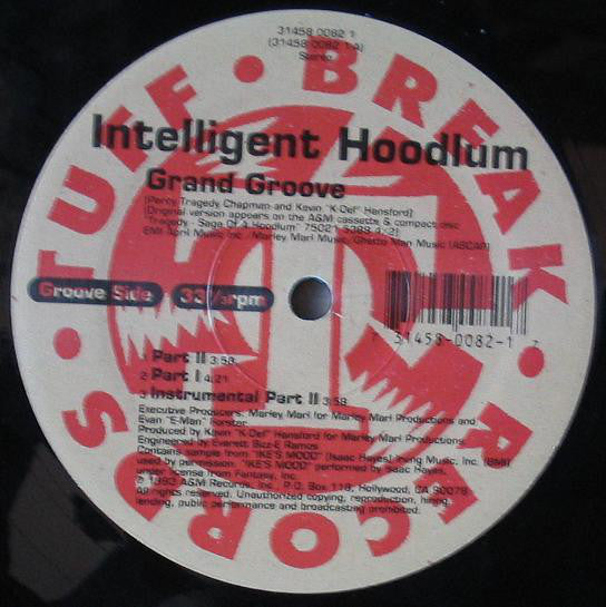 Intelligent Hoodlum : Grand Groove / At Large (12")