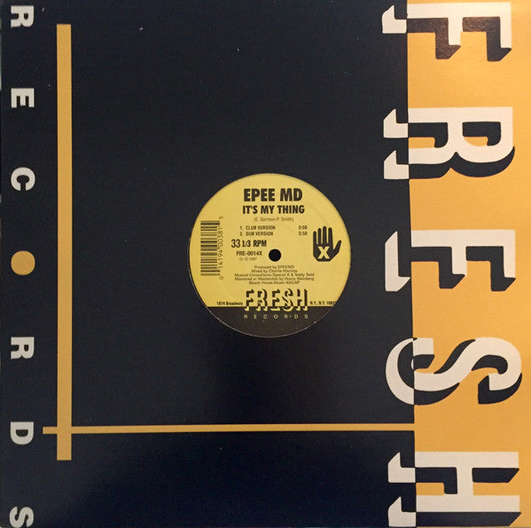 EPMD : It's My Thing / You're A Customer (12", RE)