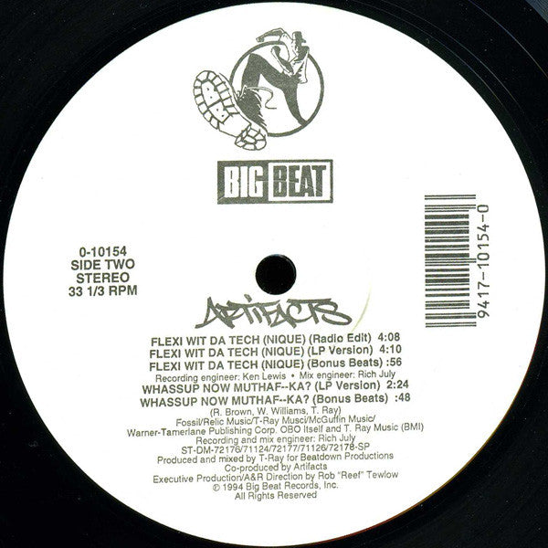 Artifacts : Wrong Side Of Da Tracks (12", Single)