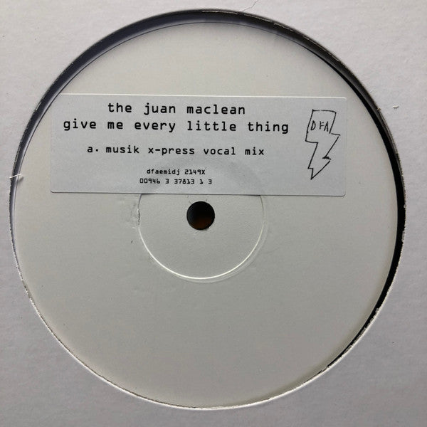 The Juan MacLean : Give Me Every Little Thing (2x12", Promo, W/Lbl)