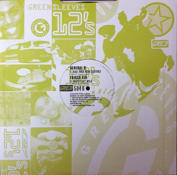 General Degree, Spragga Benz, General B, Frisco Kid : When I Hold You / She Wrong / Bad Inna New Clothes / Matey Get Wild (12")