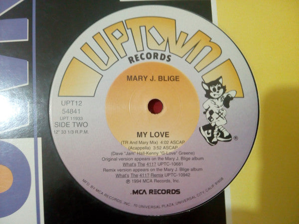 Mary J. Blige : My Love (12", Single)