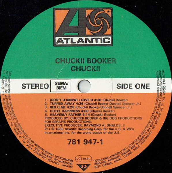 Chuckii Booker : Chuckii (LP, Album)
