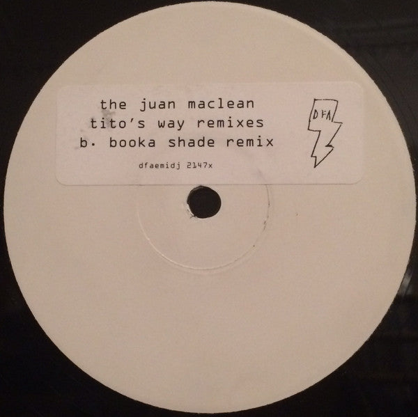 The Juan MacLean : Tito's Way (Remixes) (12", Promo, W/Lbl)