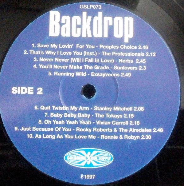 Various : Backdrop (LP, Comp)