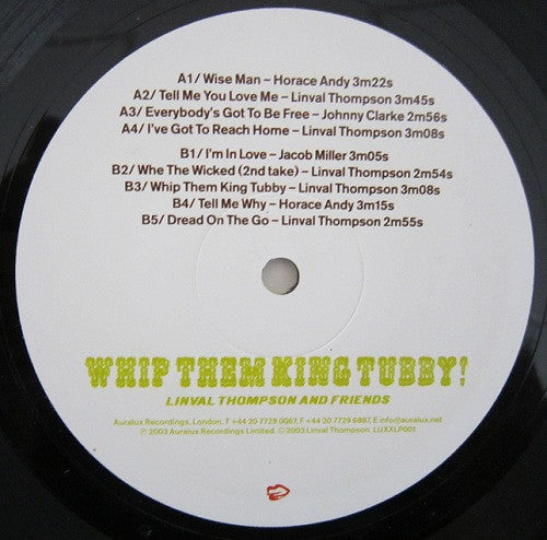 Linval Thompson : Whip Them King Tubby! (2xLP, Comp)