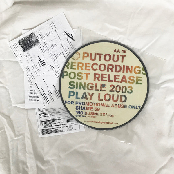 Negativland / Shame 69 : Showbusiness / No Business (7", Pic)