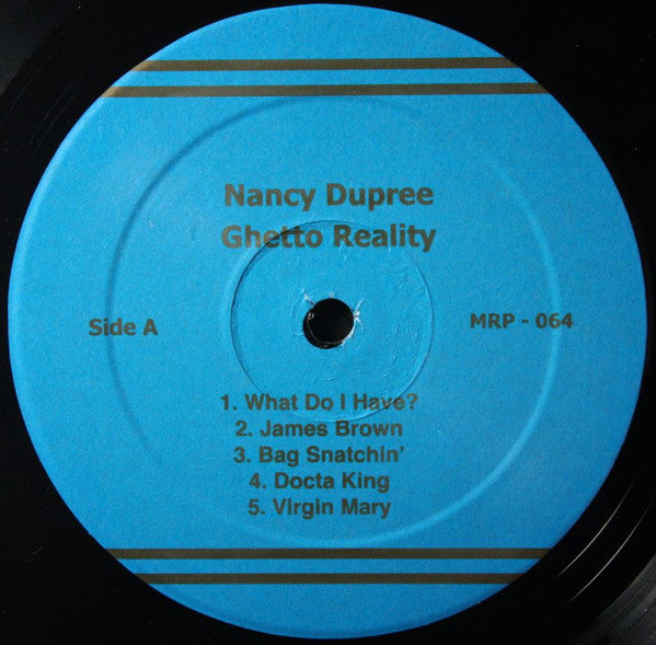 Nancy Dupree With Group Of Rochester, NY Youngsters : Ghetto Reality (LP, Album, RE)