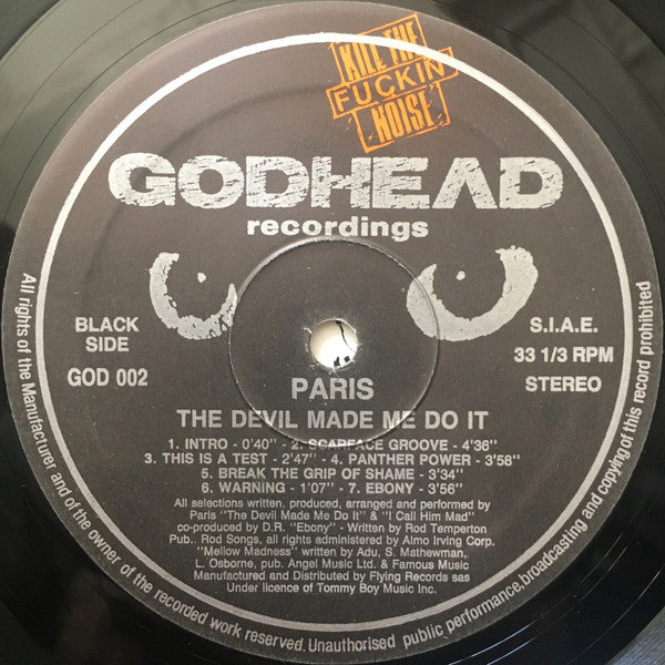 Paris (2) : The Devil Made Me Do It (LP, Album)