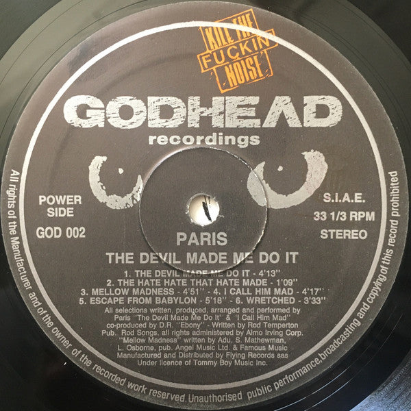 Paris (2) : The Devil Made Me Do It (LP, Album)