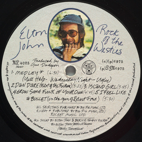 Elton John : Rock Of The Westies (LP, Album)