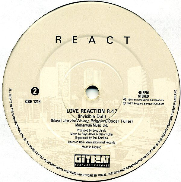 React : Love Reaction (12")