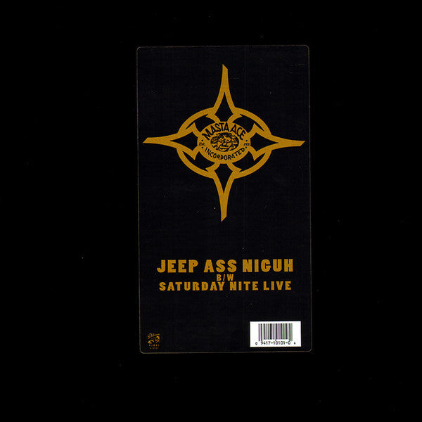 Masta Ace Incorporated : Jeep Ass Niguh / Saturday Nite Live (12", Cle)