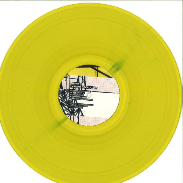 Herva : Instant Broadcast (2x12", Album, Ltd, Yel)