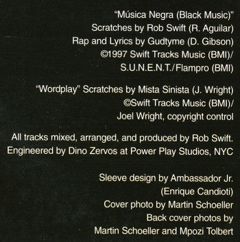 The X-Men : Música Negra (Black Music) / Wordplay E.P. (12", EP)