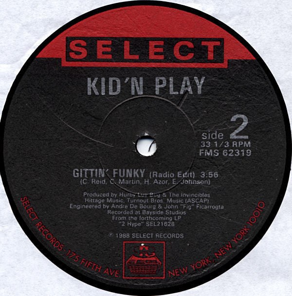 Kid 'N' Play : Gittin' Funky (12")