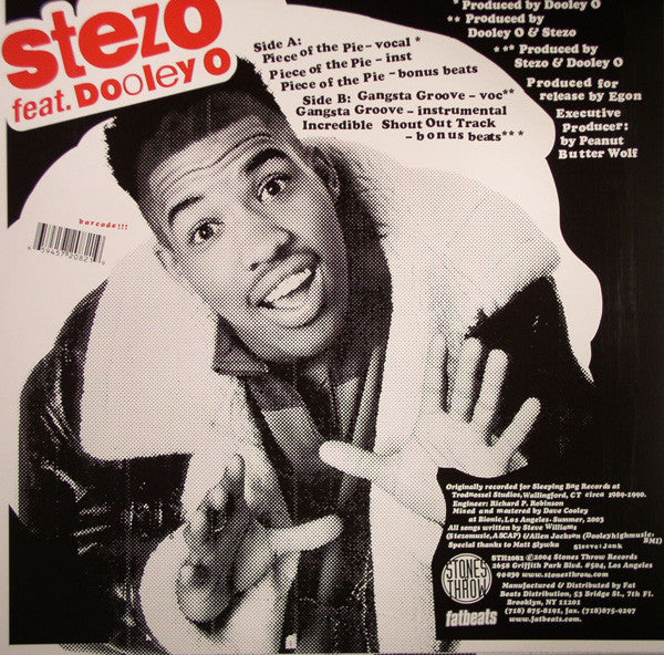 Stezo Feat. Dooley O : Piece Of The Pie (12")