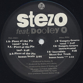 Stezo Feat. Dooley O : Piece Of The Pie (12")