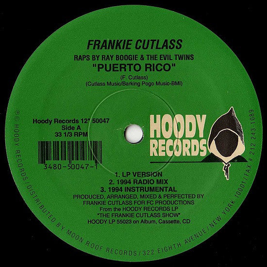Frankie Cutlass : Puerto Rico (12")