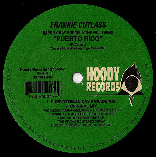 Frankie Cutlass : Puerto Rico (12")