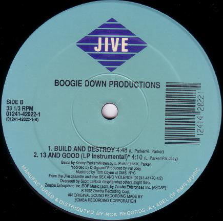 Boogie Down Productions : 13 And Good (12")