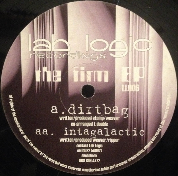 Stomp & Weaver : The Firm EP (12", EP)