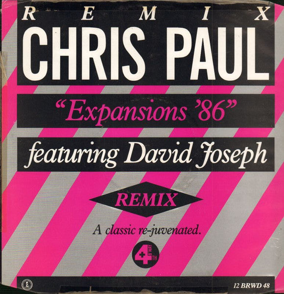 Chris Paul Featuring David Joseph : Expansions '86 (Remix) (2x12", Single)