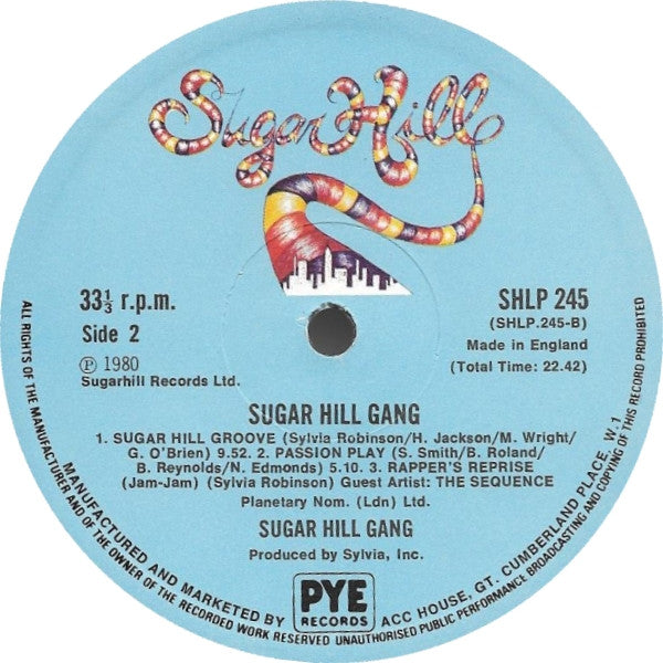 Sugarhill Gang : Sugarhill Gang (LP, Album)