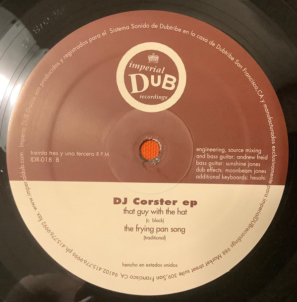 DJ Corster : DJ Corster ep (12", EP)