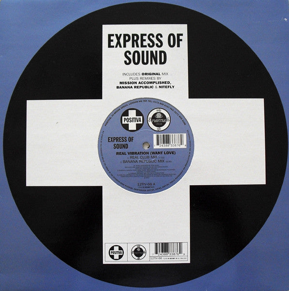 Express Of Sound : Real Vibration (Want Love) (12")