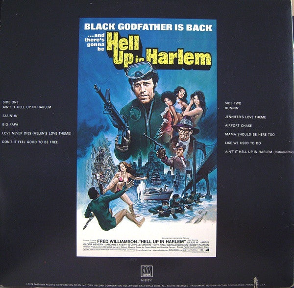 Edwin Starr : Hell Up In Harlem (Original Motion Picture Soundtrack) (LP, Album, Ind)